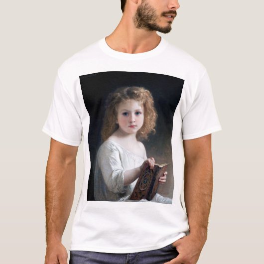 Little Girl, Bouguereau T-shirt (Voorkant)