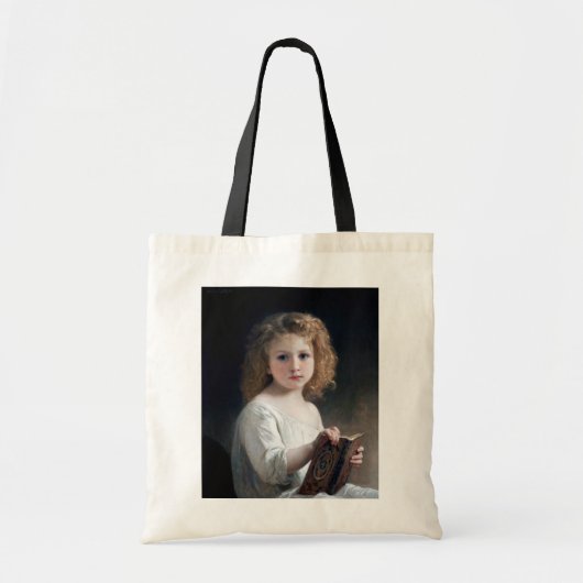Little Girl, Bouguereau Tote Bag (Voorkant)