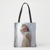 Little Girl, Bouguereau Tote Bag (Voorkant)