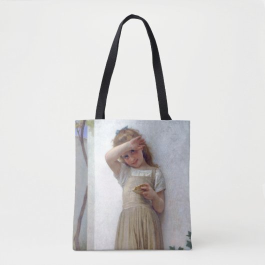 Little Girl, Bouguereau Tote Bag (Voorkant)