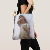 Little Girl, Bouguereau Tote Bag (Dichtbij)