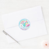 Little Girl Cute Llamacorn Pastel Reward Sticker (Envelop)