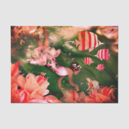 Little Girl Diving for Shell Tissue Paper Tissuepapier