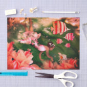 Little Girl Diving for Shell Tissue Paper Tissuepapier (Craft)