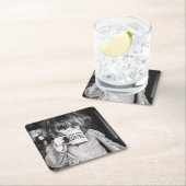 Little Girl Drink koffie Kartonnen Onderzetters (Insitu)