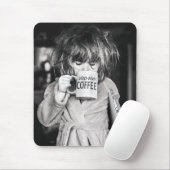 Little Girl Drink koffie Muismat (Met muis)