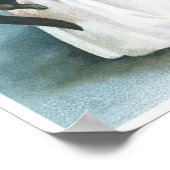 Little Girl en Black Cat Jolly Halloween Poster (Hoek)