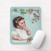 Little Girl en Blue Bird Muismat (Met muis)