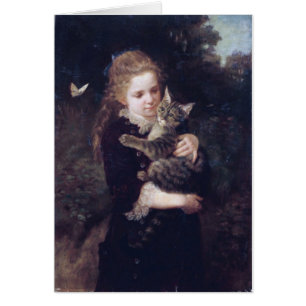Little Girl en Cat