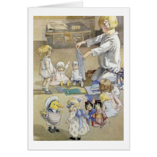  - Little Girl en Hare Dolls,