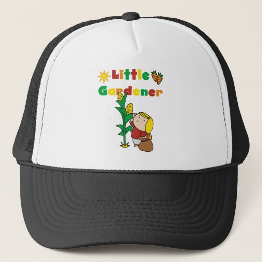Little Girl Gardener Trucker Pet (Voorkant)