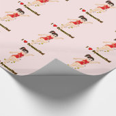 Little Girl Gymnast: I Love Gymnastics Cadeaupapier (Hoek)