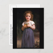 Little Girl Holding Apples in Hands Briefkaart (Voorkant / Achterkant)