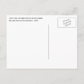 Little Girl Holding Apples in Hands Briefkaart (Achterkant)