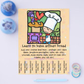 Little Girl houdt van het geven van een traangblad Flyer (Enkel)