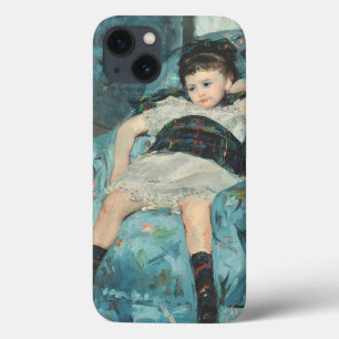 Little Girl in a Blue Armstoel, 1878 (oi) Case-Mate iPhone Case
