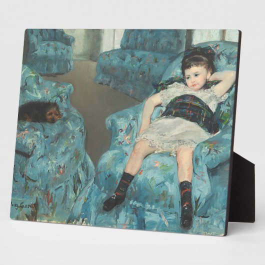 Little Girl in a Blue Armstoel, 1878 (oi) Fotoplaat (Zijkant)