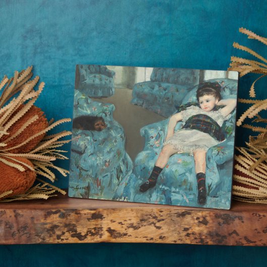 Little Girl in a Blue Armstoel, 1878 (oi) Fotoplaat (Zijkant)