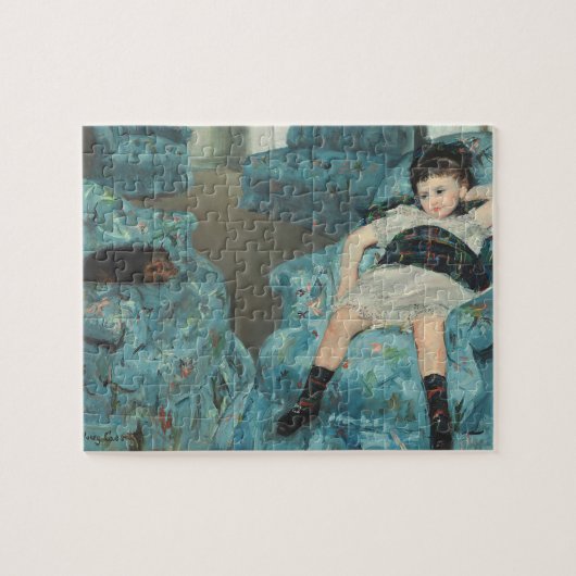 Little Girl in a Blue Armstoel, 1878 (oi) Legpuzzel (Horizontaal)