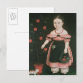 Little Girl in Lavender, c.1840 Briefkaart (Voorkant / Achterkant)