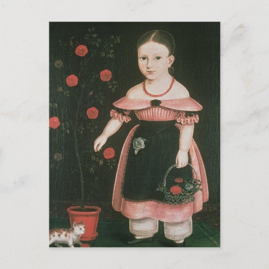 Little Girl in Lavender, c.1840 Briefkaart (Voorkant)