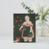 Little Girl in Lavender, c.1840 Briefkaart (Staand voorkant)