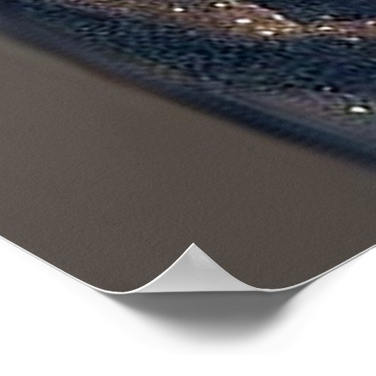 Little Girl Knitting Poster (Hoek)