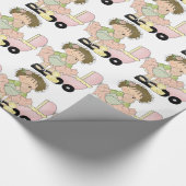 Little Girl met Doll en Pram Cadeaupapier (Hoek)