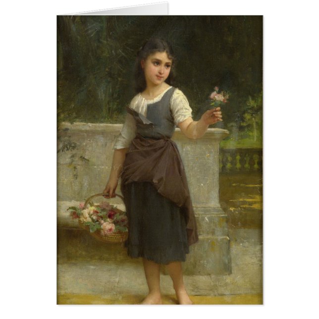 Little Girl met Flowers (Voorkant)