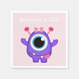 Little Girl Monster op maat Servet