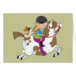 Little Girl on Horse