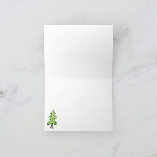 Little Girl One Happy Camper eerste verjaardagsfee Bedankkaart (Binnen)