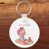 Little Girl Playing Sleutelhanger (Voorkant)