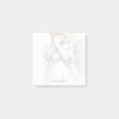 Little Girl Praying Angel met Wings Halo Custom Post-it® Notes (Voorkant)
