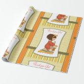 Little Girl Praying Cadeaupapier (Uitgerold)