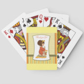 Little Girl Praying Pokerkaarten (Achterkant)