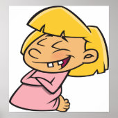 Little Girl Praying Poster (Voorkant)