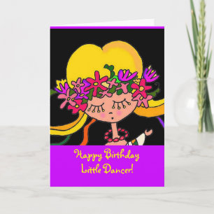 Little Girl Ukraine Folk Art van Vera Trembach Kaart