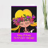 Little Girl Ukraine Folk Art van Vera Trembach Kaart (Voorkant)