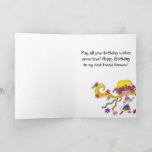 Little Girl Ukraine Folk Art van Vera Trembach Kaart (Binnen)