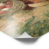 Little Girl Windmill Easter Lamb Foto Afdruk (Hoek)