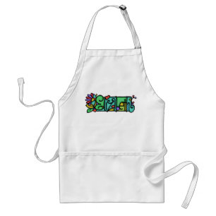 Little Girlie chef cook name Elizabeth apron Standaard Schort