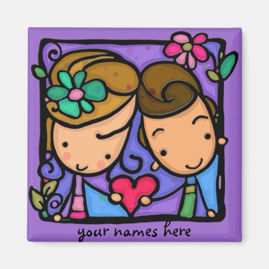 Little Girlie First Love Magneet (Voorkant)