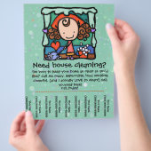 Little Girlie promoot huisbedrijf GRN Flyer (Hand)