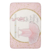 Little Girls Ballet Slipper Ballerina Tutu Dance Badmat (Voorkant Verticaal)