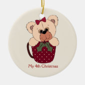 Little Girls Teddy Bear Ornament (Voorkant)