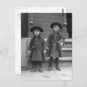 Little Girls with Teddy Bears, 1921 Briefkaart (Voorkant / Achterkant)