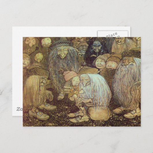 Little Gnome Boy Briefkaart (Voorkant / Achterkant)