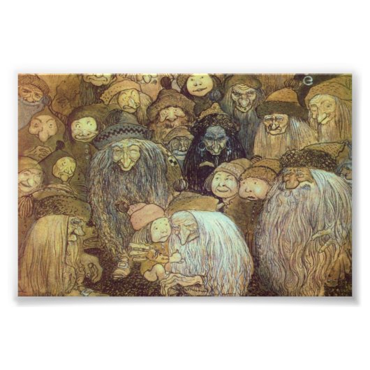 Little Gnome Boy Foto Afdruk (Voorkant)