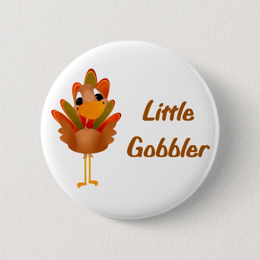 Little Gobbler Ronde Button 5,7 Cm (Voorkant)